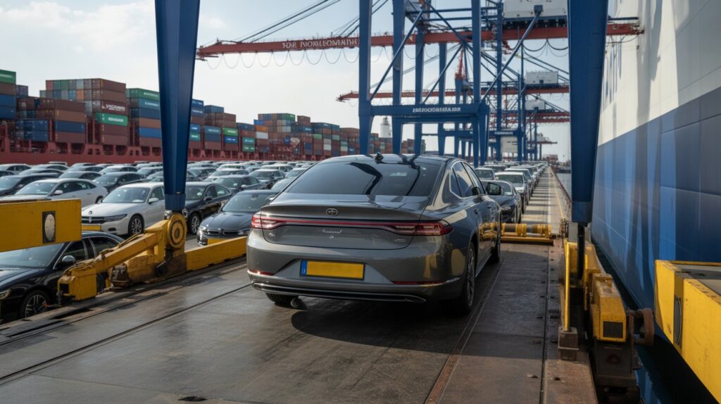 import car from Netherlands to the US